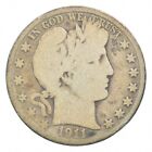 Better 1911-D US Barber 90% Silver Half Dollar Coin Collection Set Break *838