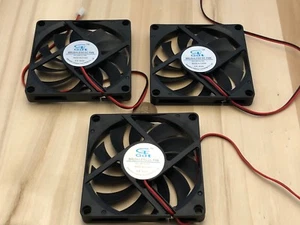 3 Piece 8010s Gdstime 24V 2pin 80x80x10mm DC Cooling Fan large brushless C8 - Picture 1 of 3