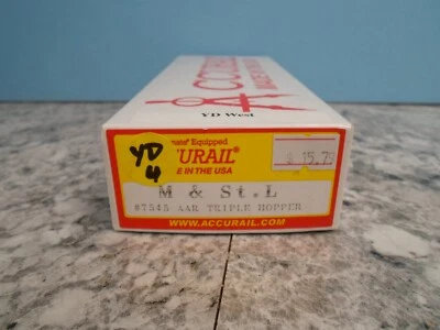 Accurail #7545 AAR Triple Hopper, Minneapolis & St. Louis (M & St. L) Rd #66349 - Image 1 of 2