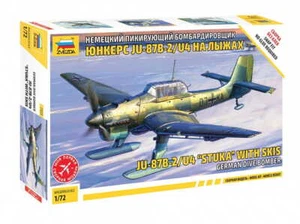 ZVEZDA 7323 - 1:72 Junkers Ju 87B-2/U-4 Stuka with skis - Picture 1 of 7
