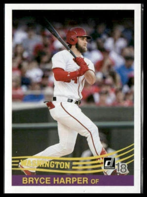 2018 Donruss #270 Bryce Harper Washington Nationals - Image 1 of 2
