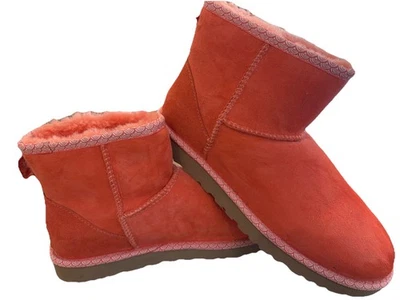 Bota de invierno UGG Classic Mini II para mujer talla 9 - color hibisco/gamuza polar Foto 1 de 4