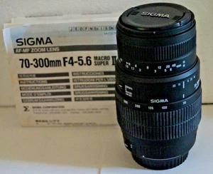 EUC SIGMA ZOOM 70 - 300 1:4 - 5.6 ZOOM MACRO FÄHIGKEITEN - DESIGNED FOR CANON - Bild 1 von 9