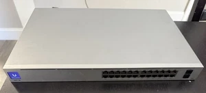 Ubiquiti UniFi USW-Pro-24-PoE 24-Port PoE Pro Switch With Rack Ears - Picture 1 of 7