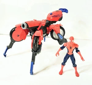 2017 Hasbro Marvel Spider-Man Motorrad 8" Transforming - Bild 1 von 8