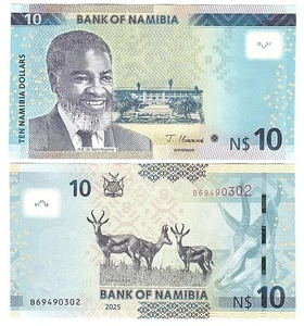 Namibia - 10 Dollars 2025 UNC P. 16 Lemberg-Zp - Picture 1 of 1