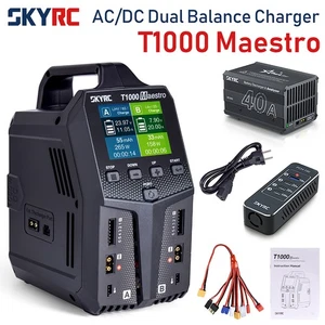 SKYRC T1000 RC Battery Charger for 1-6S Lipo Balance Charger/Discharger Maestro - Picture 1 of 32