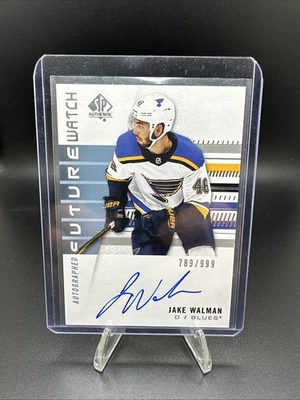2019-20 SP Authentic Future Watch Auto #248 Jake Walman - St.Louis Blues /999 - Image 1 of 2