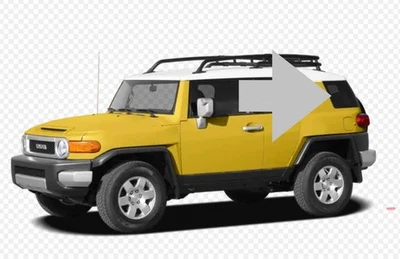 2007-2014 TOYOTA FJ CRUISER REAR LEFT DRIVER SIDE QUARTER GLASS OEM 62740-35153 - Image 1 of 4