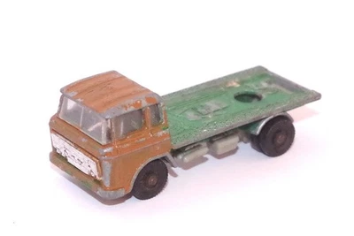 Majorette Daf 2600 Lorry Green & Brown Model Railway 1:100 Scale French 1960's - Image 1 of 2
