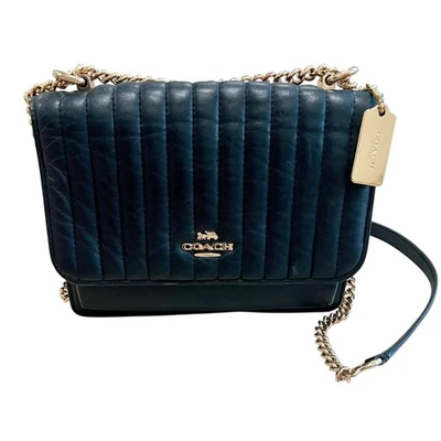 Coach Klare 2561 Black Quilted Puffy Linear Quilted Leather Crossbody bag - Image 1 of 4