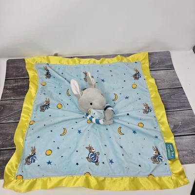 Кролик милый безопасности одеяло спокойной ночи Луны Baby игрушка синий детей предпочтительно - Изображение 1 из 4