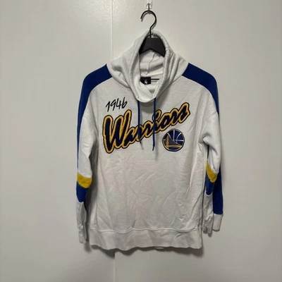 Moletom Golden State Warriors NBA Ultra Game branco gola capuz feminino tamanho M - Imagem 1 de 4