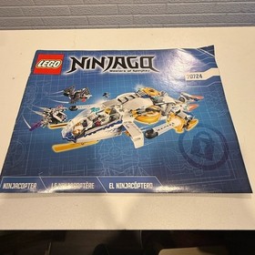 LEGO Ninjago 70724 Ninjacopter Manual ONLY