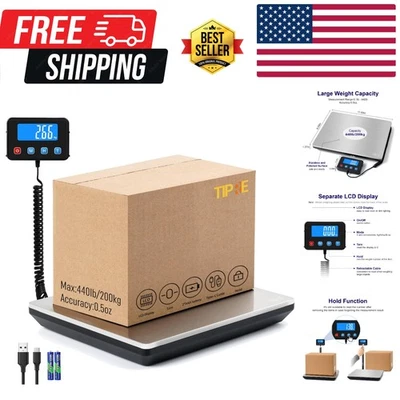 Báscula de pesas digital profesional con LCD - Ideal para envíos y negocios Foto 1 de 4