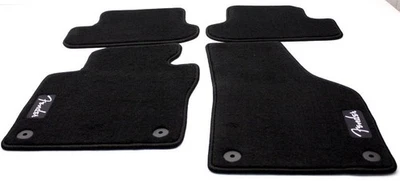 5C1061370BFBN OEM Black Volkswagen Beetle 4pc Fender Floor Mat Set - Image 1 of 4
