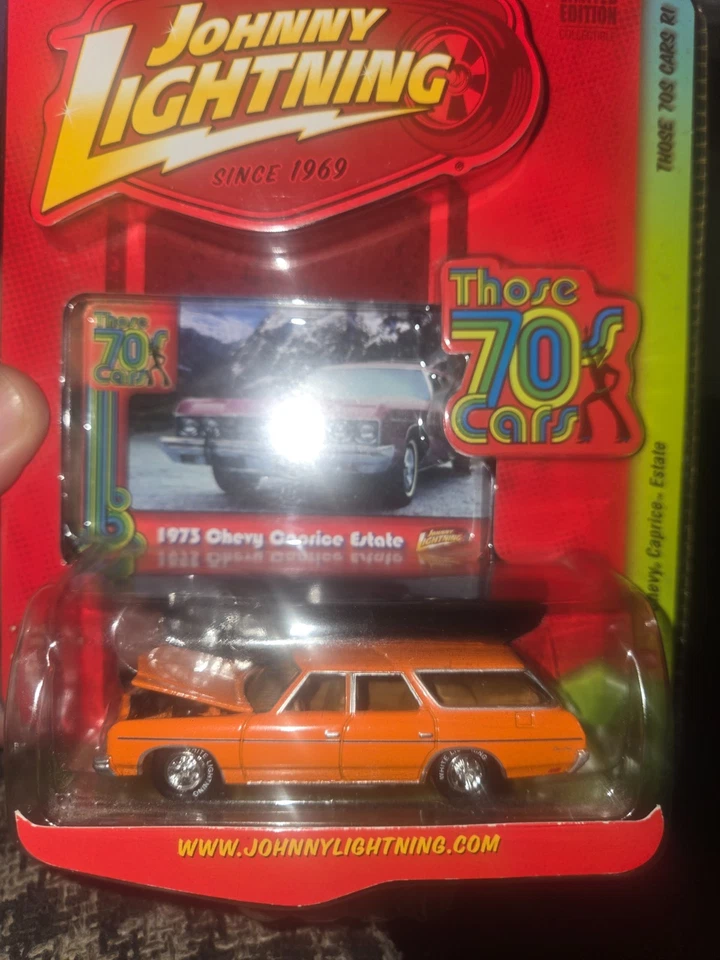 Chevy Caprice 1973 Johnny Lightning esos autos de los 70 1 de 25 White Lightning Foto 1 de 1