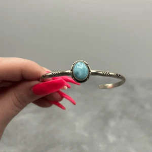 925 Silver Jewelry Natural Gem Stone Cuff Silver Bracelet - Picture 1 of 16