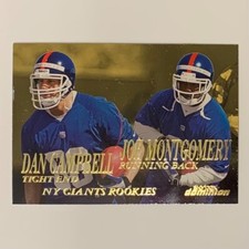 1999 Skybox Dominion DAN CAMPBELL Rookie Card RC #230 Detroit Lions Head Coach