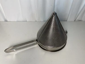 Stainless Steel Commercial Grade Restaurant Coarse Cap Strainer 9.5” Inch New  - Picture 1 of 11