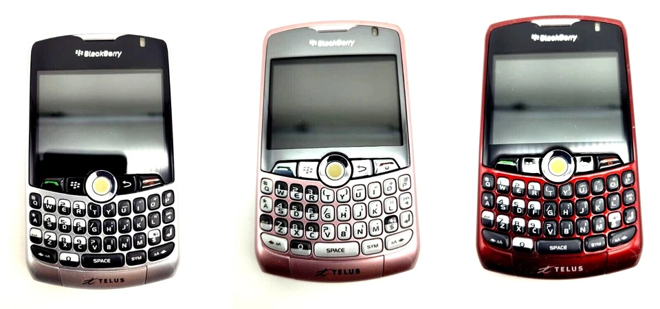 BlackBerry Curve 8330 - Pink, Red, Silver (TELUS) Smartphone Rare Collector READ - Image 1 of 1