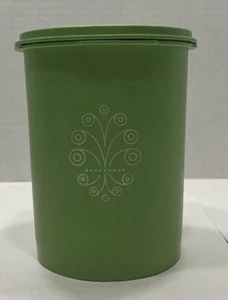 Contenedor Servalier de bote Tupperware verde vintage con tapa 811-13 y 812-20 - Imagen 1 de 10