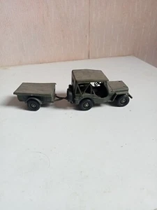 jeep willys solido avec remorque ech. 1/43 07/82 - Foto 1 di 5