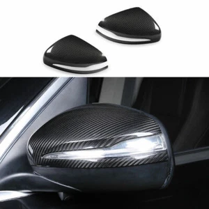 For Benz 2019-2022 G-Class Real Carbon Fiber Car Rearview Mirror Cover Trim 2pcs - Picture 1 of 8