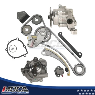 Timing Chain Kit Oil Water Pump fits 96-09 Suzuki SX4 Aerio Chevrolet Tracker L4 - Image 1 of 4