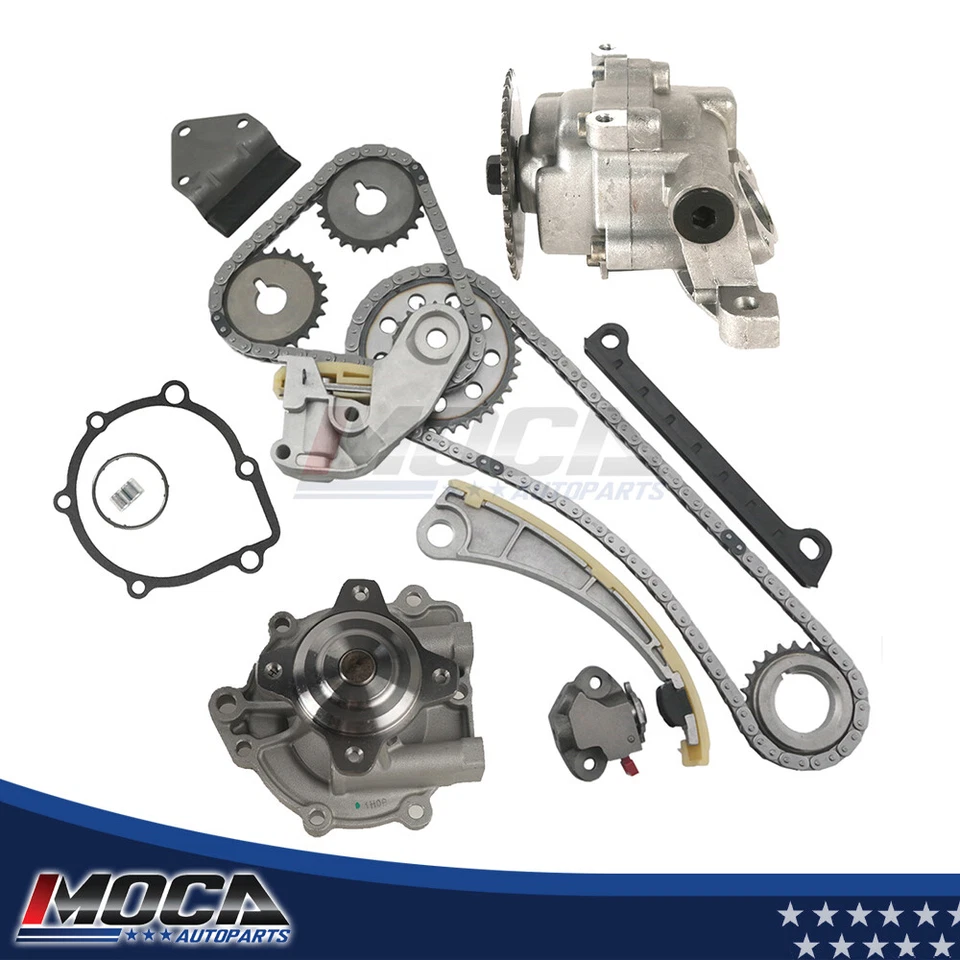 Timing Chain Kit Oil Water Pump fits 96-09 Suzuki SX4 Aerio Chevrolet Tracker L4 - Image 1 of 4
