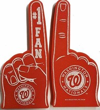 MLB Washington Nationals Foam Finger, NEW