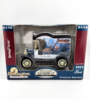 1999 Remington Country 1912 Ford Model T Delivery 1:24 Scale Diecast Coin Bank - Image 1 of 4