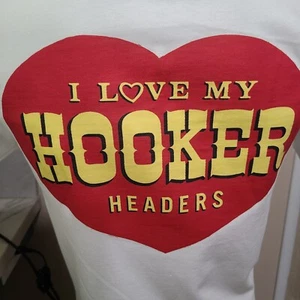 CAMISETA CLÁSICA Vintage CARRERA/GASSER ME ENCANTAN MIS CABEZAS DE HOOKER #132 - Imagen 1 de 5