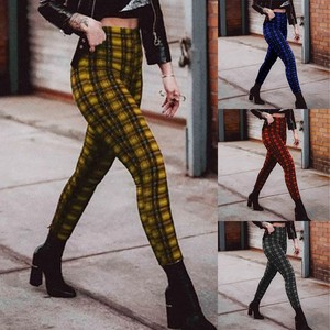 Plaid Fashion Leggings for Women for 