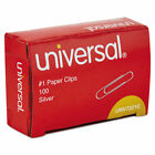(10 Pack) Paper Clips, Small (No. 1), Silver, 100/Box