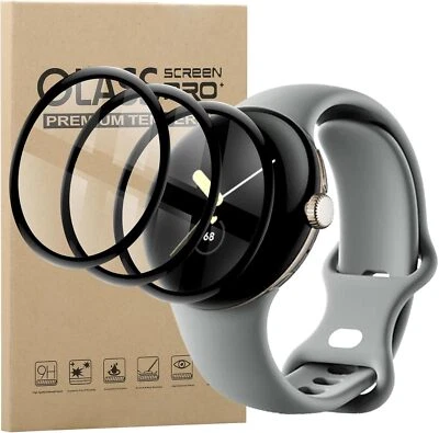 For Google Pixel Watch 3 41mm 45mm Full Cover Tempered TPU Screen Protector - Image 1 of 4