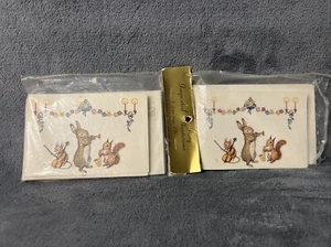 Vintage Marcel Schurman Co. Party Einladungen Hase Eichhörnchen Neu aus altem Lagerbestand Punze 16 - Bild 1 von 6