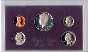 1987-S U.S. PROOF COIN SET IN OGP ACTUAL SET #B 279 - Picture 1 of 2