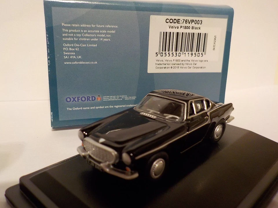 Volvo P1800 - Black  Oxford Diecast 1/76 New - Image 1 of 1