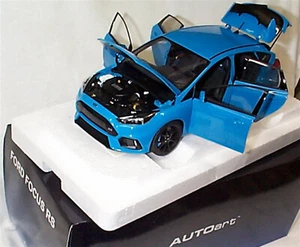 Autoart 1/18 Scale 72953 Diecast - Ford Focus RS 2016 - Nitrous Blue - Picture 1 of 8
