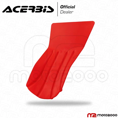 ACERBIS PINNA PROTEZIONE LEVERAGGI PARACOPPA SOTTOMOTORE UNIVERSALE ROSSO - Immagine 1 di 4