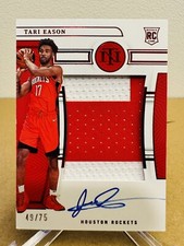 Tari Eason 2022-23 Panini National Treasures True RPA Red /75 #104