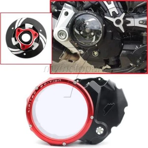 Racing Clear Clutch Cover&Spring Retainer Kit for Ducati XDiavel 16-23 XDiavel S - Bild 1 von 17