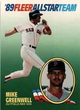 1989 Fleer #6 Mike Greenwell All-Stars