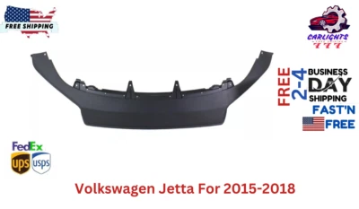 Fits Volkswagen Jetta For 2015-2018 Air Dam Deflector Lower Valance Apron Front Foto 1 de 4