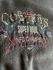 Dallas Cowboys NFC Champs Super Bowl 27, Size XL, Logo7 - Picture 1 of 6
