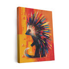 Porcupine Abtract Minimalist Design 1 Canvas Wall Art Prints Pictures
