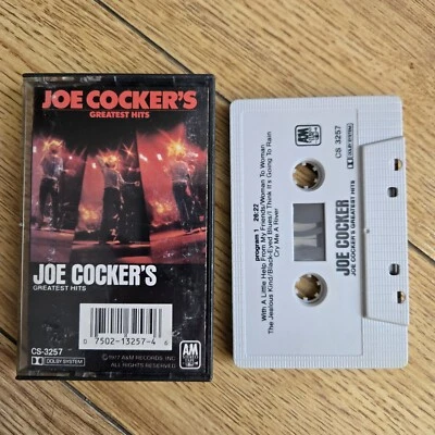 Joe Cocker's Greatest Hits (Cassette A&M RECORDS 1976) BLUES ROCK - Image 1 of 4