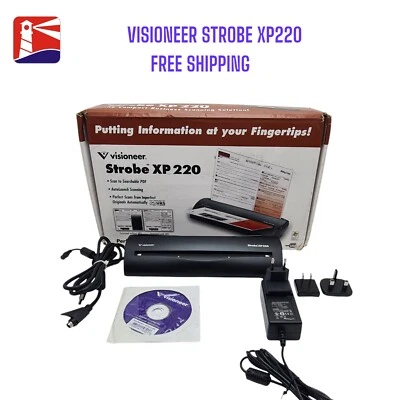 Visioneer Strobe XP-220 Scanner. 6 ppm , Color - Image 1 of 4