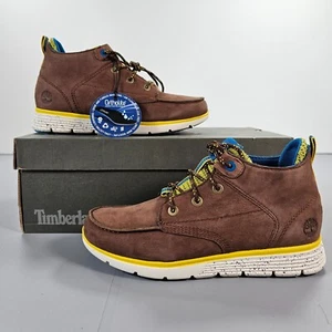 Timberland Kids Boys Chukka Boots Brown 4 UK Killington Leather 37 EU A16XD - Picture 1 of 14